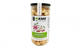 Kiwi Kisan Window Roasted Makhana Crispy Tikka Masala  Plastic Bottle  100 grams
